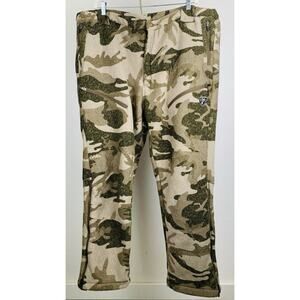 Cabela's Alaskan Guide Thermocline Hunting Pant Size 46/32 Camo Lined 450 Fleece